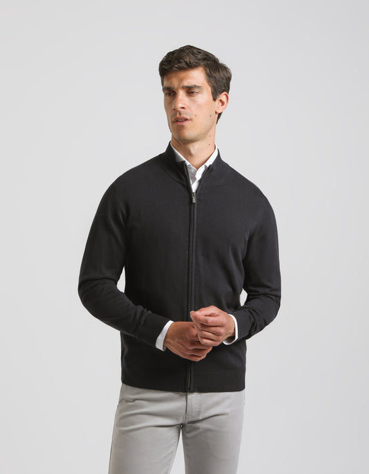 Zipped cardigan