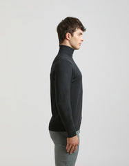 Turtleneck sweater in viscose blend
