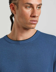 Basic double neck sweater