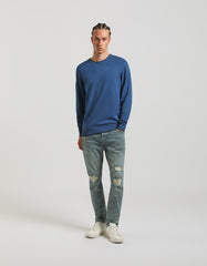 Basic double neck sweater