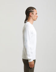 Viscose crew-neck sweater
