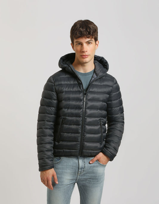 Padded jacket with hood