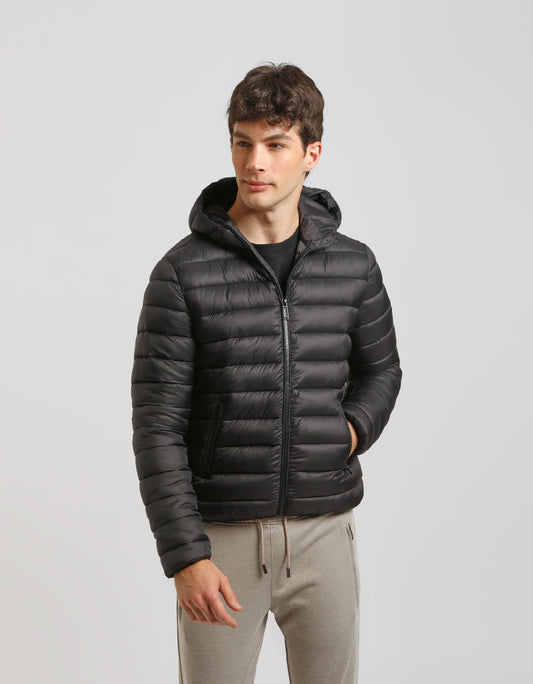 Padded jacket with hood
