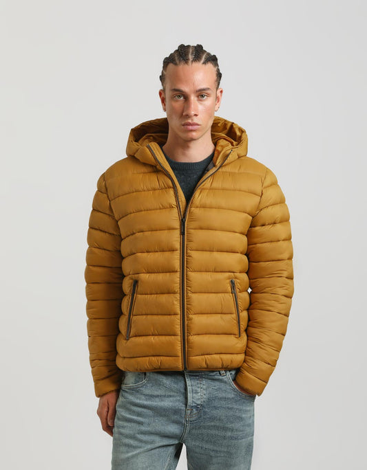 Padded jacket with hood