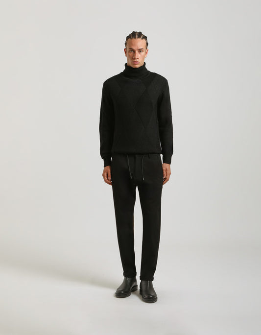 Chino trousers with drawstring