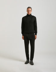 Chino trousers with drawstring