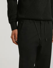 Chino trousers with drawstring