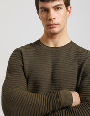 100% cotton crewneck sweater