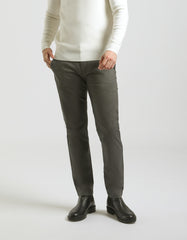 Micro patterned chino pants