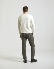 Micro patterned chino pants