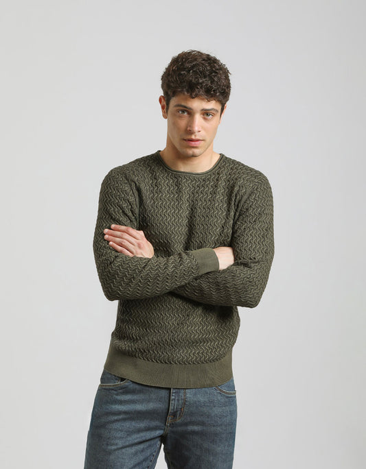 Crewneck sweater 100% cotton
