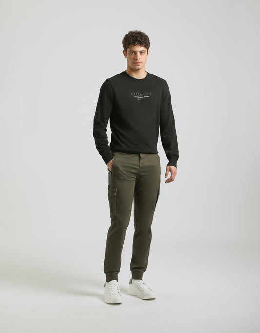 Cargo Trouser with elastic at the ankles