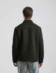 Technical fabric shirt jacket