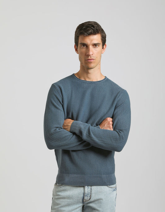 Crewneck sweater 100% cotton