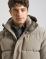 Padded jacket with hood