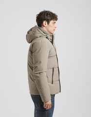 Padded jacket with hood