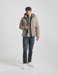 Padded jacket with hood