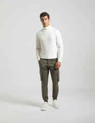 Cargo Trouser with elastic at the ankles