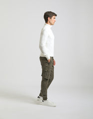 Cargo Trouser with elastic at the ankles