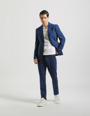 Solid color suit