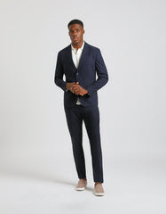 Solid color suit