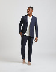 Solid color suit