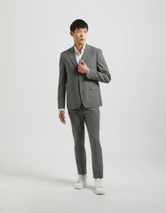 Solid color suit