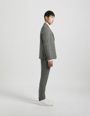 Solid color suit