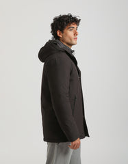 Long jacket with hood