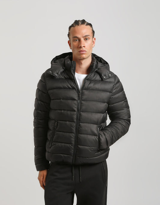 Padded jacket with hood