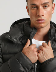 Padded jacket with hood