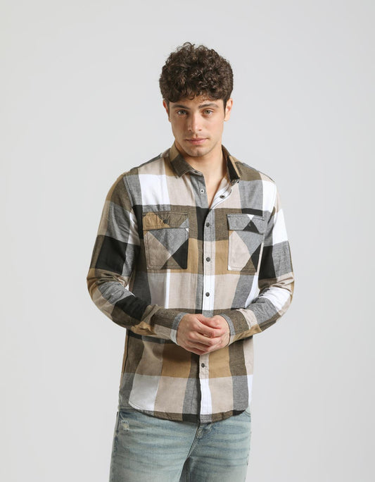 Camicia in flanella a quadri