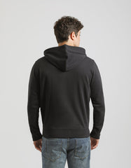 Hooded sweatshirt with zip