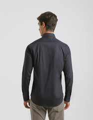 Camicia tinta unita in cotone
