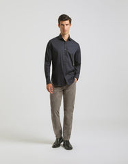 Camicia tinta unita in cotone