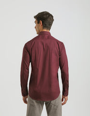 Camicia tinta unita in cotone