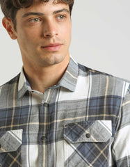 Plaid flannel shirt