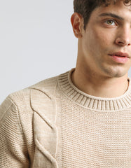 Mock necklace with braid