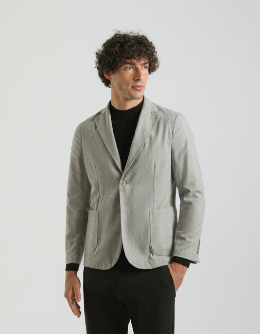 Giacca misto lana|Colore:Grigio