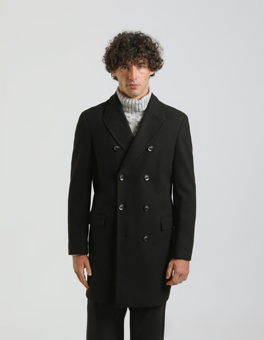 Double-breasted coat