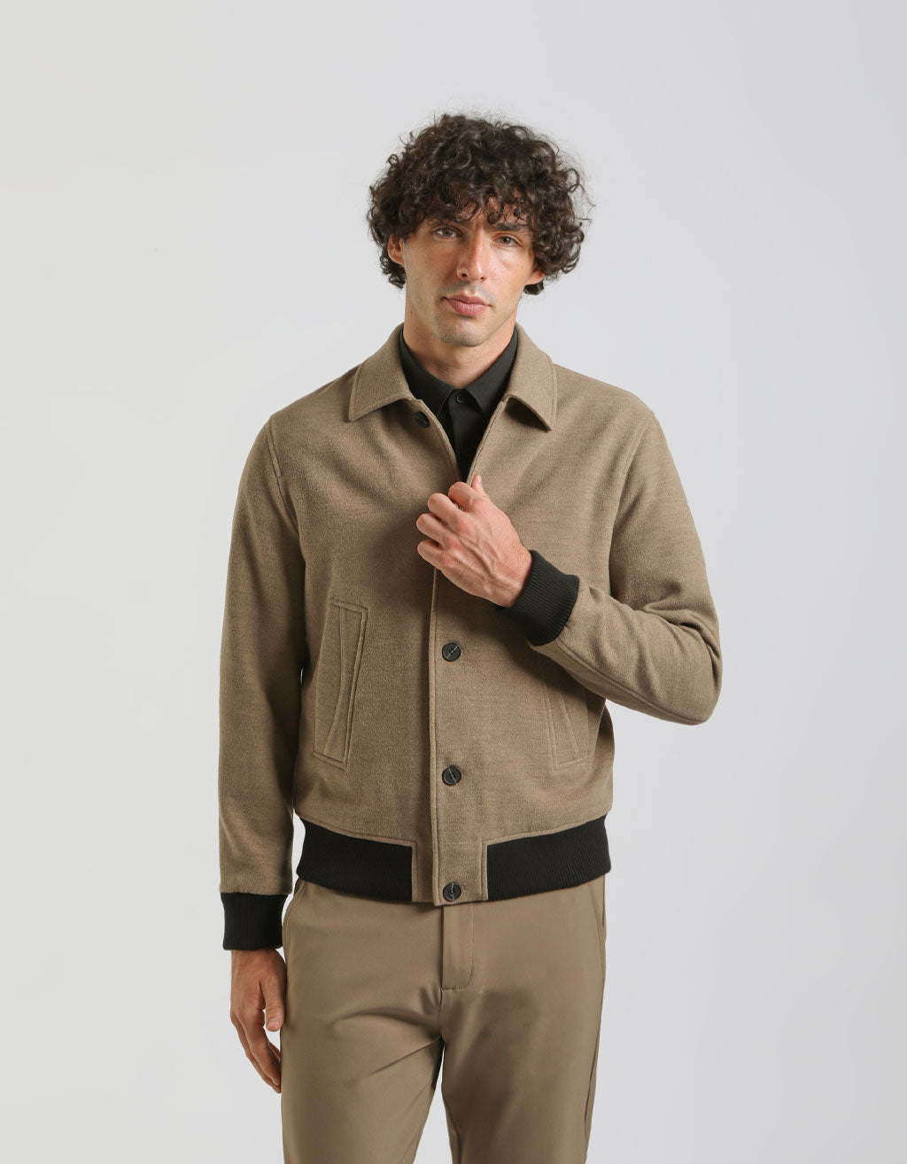 Giacca bomber|Colore:Beige