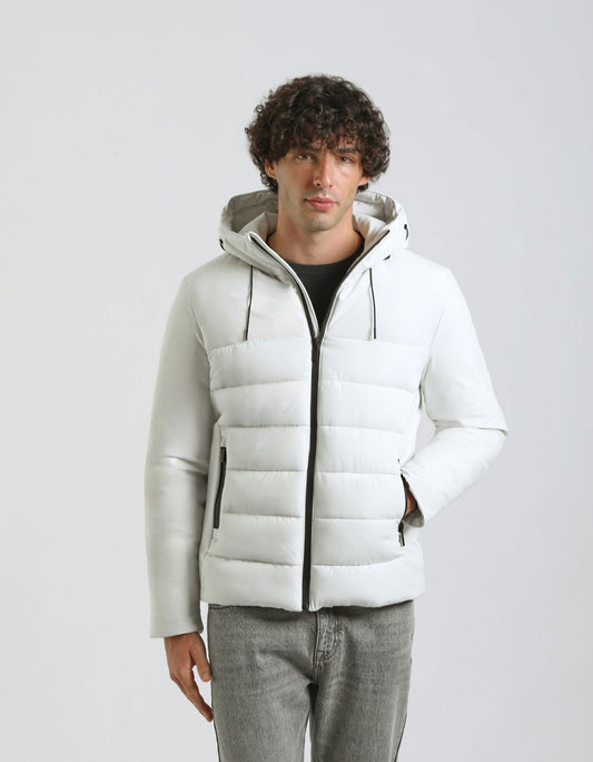 Padded jacket with hood
