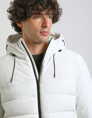 Padded jacket with hood