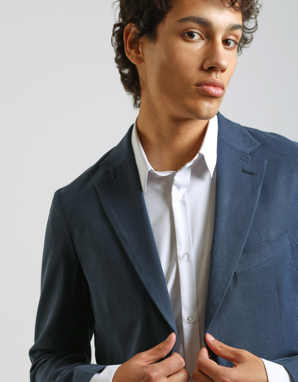 Giacca tinta unita|Colore:Blue