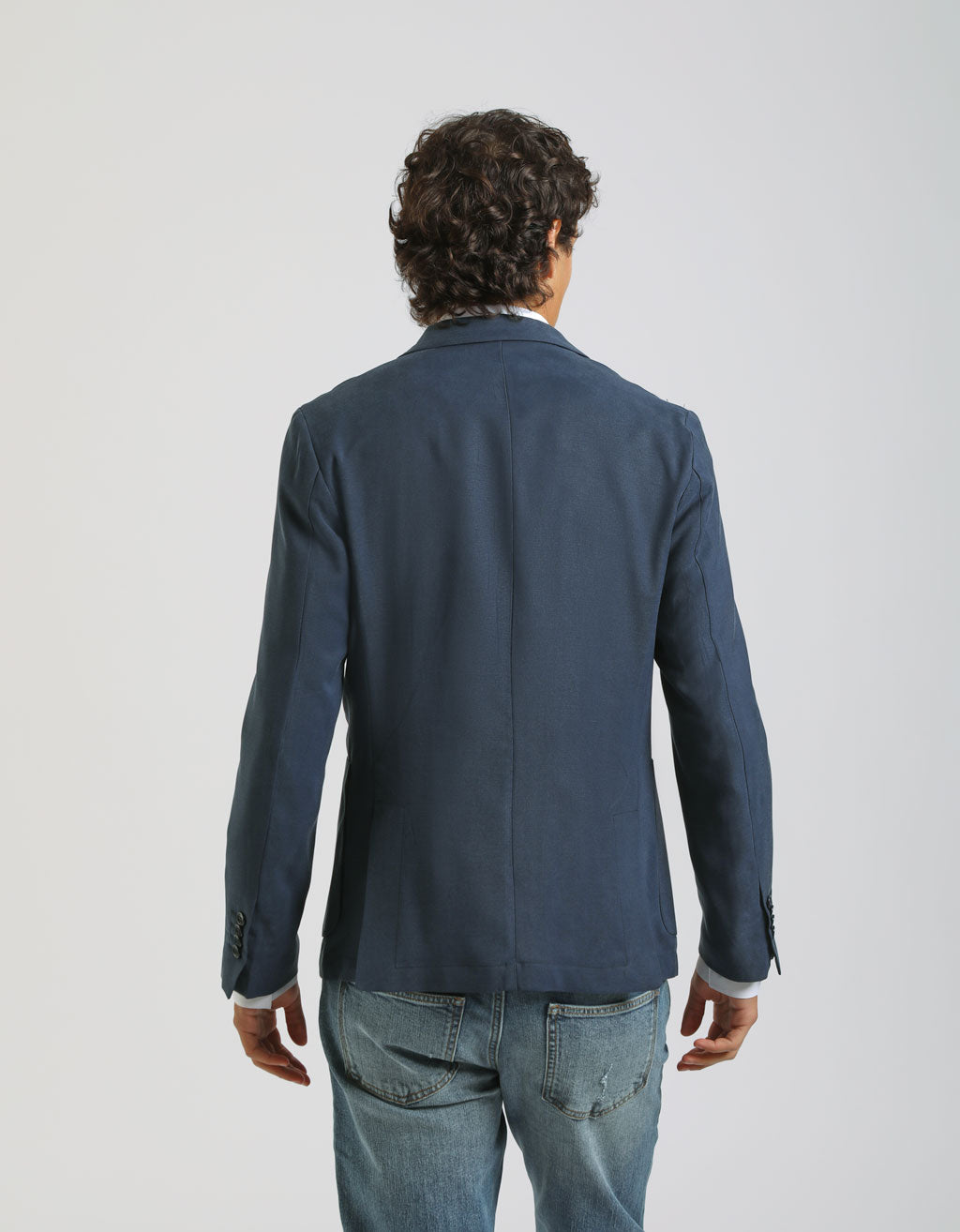 Giacca tinta unita|Colore:Blue