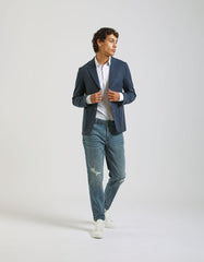 Giacca tinta unita|Colore:Blue