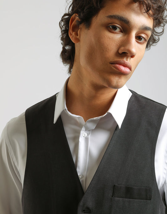 Gilet strutturato|Colore:Nero