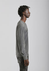 Felpa girocollo con stampa|Colore:Fango