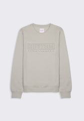 Felpa girocollo stampa a rilievo|Colore:Verde