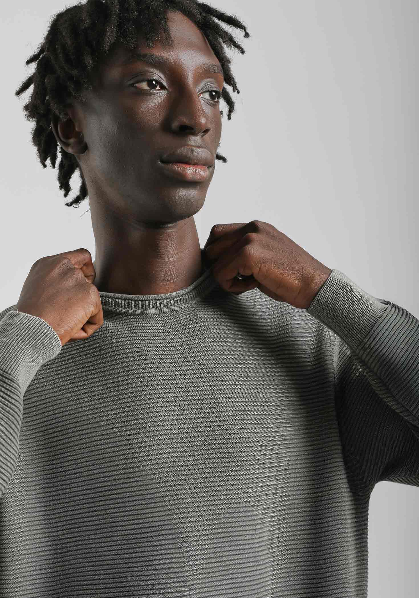 Maglia girocollo 100% cotone|Colore:Fango